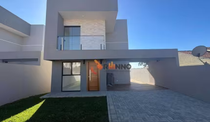 Sobrado Novo com 3 Dormitórios, 1 Suíte, 92 m² no Jardim Paulista - Campina Grande do Sul/PR