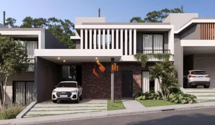 Casa em Condomínio com 3 suítes, 3 vagas, 264 m² em Santa Felicidade.