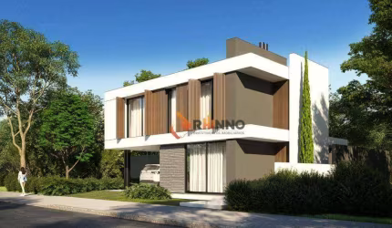 Casa de alto padrão em condomínio com 3 suítes, 180m² no bairro Ipê em São José dos Pinhais.