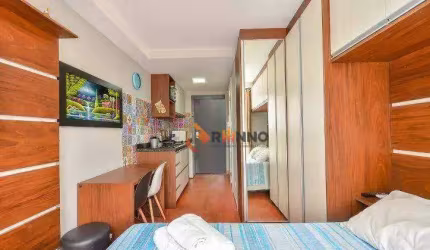 Studio mobiliado com 1 dormitório no Centro - Curitiba/PR