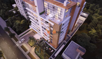 Apartamento Garden com 3 quartos, 3 suítes, 148 m² no Centro de Curitiba.