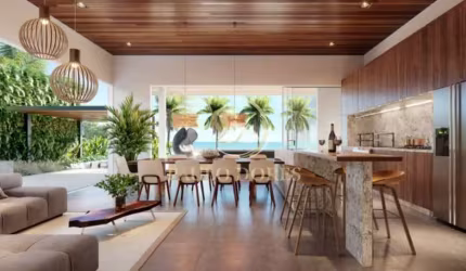 APARTAMENTO DE ALTO PADRÃO COM 3 SUÍTES FRENTE MAR NO ITAGUÁ EM UBATUBA-SP