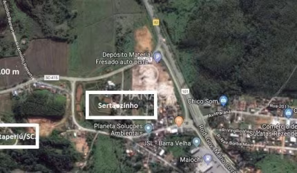 Área à venda, 19541 m² por R$ 1.600.000,00 - Sertãozinho - Barra Velha/SC