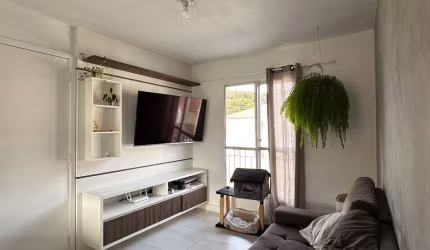 Apartamento 3 quartos semi mobiliado