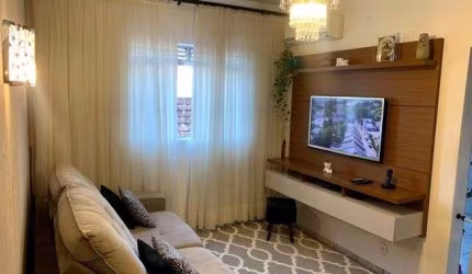 Apartamento com 2 dormitórios à venda, 71 m² por R$ 255.000,00 - Vila Ponte Nova - São Vicente/SP