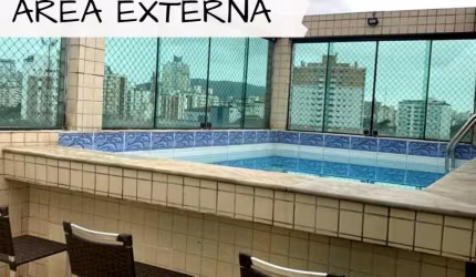 Cobertura com 4 dormitórios, 220 m² - venda por R$ 1.378.000,00 ou aluguel por R$ 11.085,00/mês - Ponta da Praia - Santos/SP