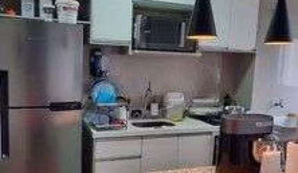 Apartamento com 2 dormitórios à venda, 43 m² por R$ 245.000,00 - Castelo - Santos/SP