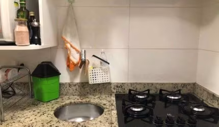 Flat com 1 dormitório à venda, 41 m² por R$ 280.000,00 - Gonzaga - Santos/SP