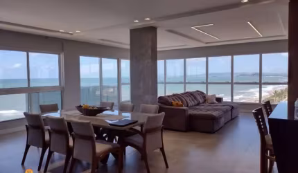 Apartamento frente mar, mobiliado, 04 suítes!! Praia do Tabuleiro Barra Velha SC