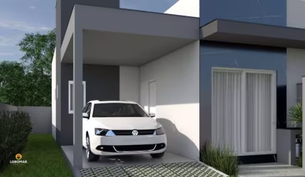 Casas geminadas 02 dormitórios sendo uma suíte