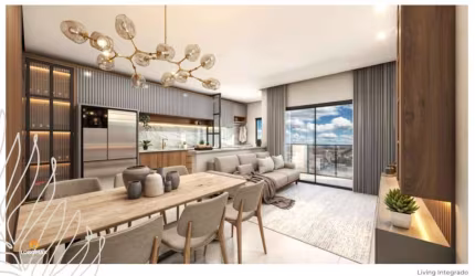 Apartamento com dois dormitórios, sendo um suíte por  R$374.000,00 em Bal. Piçar