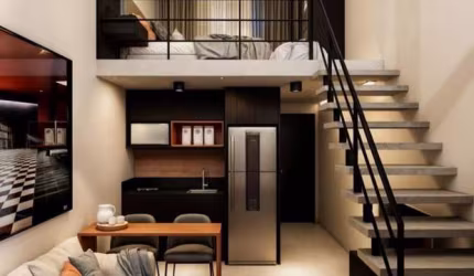 Home Loft à venda por R$294.000,00. Localizado à apenas 450m da Av. Nereu Ramos