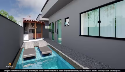 Casa com 2 dormitórios à venda, 84 m²  - Itacolomi - Balneário Piçarras/SC