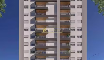 Apartamento com 2 quartos, 66 m²,  no nono andar -  Barreiros - São José/SC