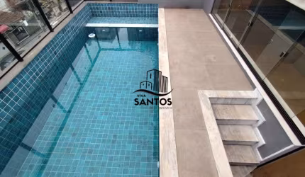 Casa Duplex Sobreposta Alta em Santos-SP - Bairro do Embaré
