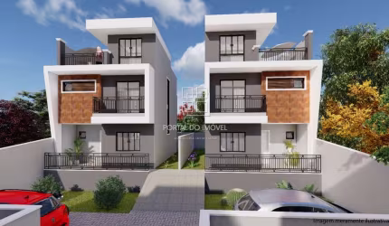 Casa em condomínio fechado com 4 quartos à venda na Rua Tucum, Uberaba, Curitiba, 122 m2 por R$ 749.000