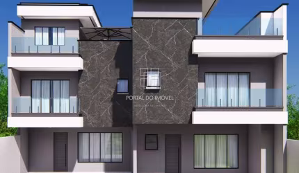Casa em condomínio fechado com 3 quartos à venda na Rua Silveira Neto, Água Verde, Curitiba, 167 m2 por R$ 980.000