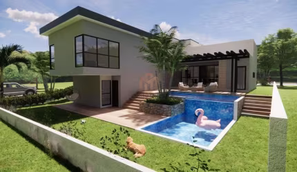 Casa nova no Alphaville Brennand - 4 suítes - R$ 2.400.000