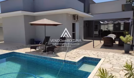 Casa em Condomínio para Venda em Boituva, Portal das Estrelas, 3 dormitórios, 1 suíte, 4 banheiros, 4 vagas