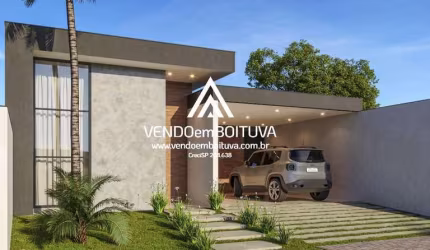 Casa para Venda em Boituva, Portal Ville Jardins, 3 dormitórios, 1 suíte, 3 banheiros, 2 vagas