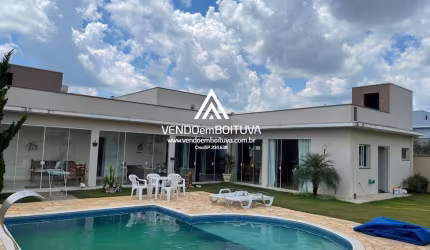 Casa em Condomínio para Venda em Boituva, Residencial Green Ville II, 4 dormitórios, 4 suítes, 6 banheiros, 6 vagas