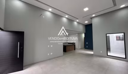 Casa para Venda em Boituva, Portal Ville Jardins, 3 dormitórios, 3 suítes, 4 banheiros, 2 vagas