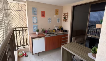 Apartamento 3/4 com Varanda Gourmet no Stupendo Piatã – Andar Alto