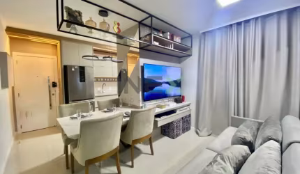 Apartamento semi-mobiliado 2 dormitórios no Bairro Lídia Duarte - Camboriú