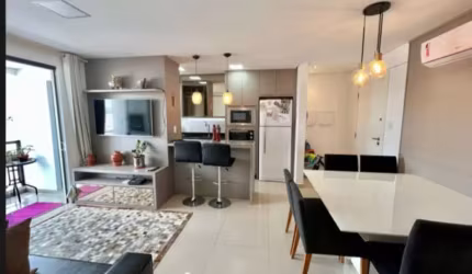 Apartamento mobiliado e equipado 3 dormitórios 1 vaga em Camboriú