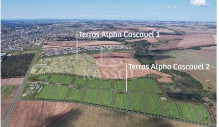 Terreno à venda com 314,5m  no TERRAS ALPHA II - CONDOMÍNIO FECHADO - SANTO INÁCIO, CASCAVEL - PR