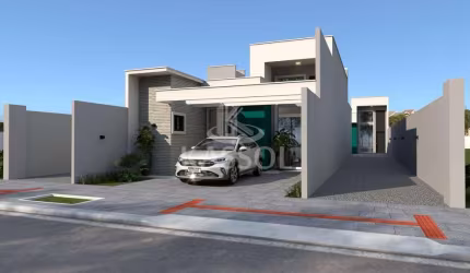 Casa em construção no Periolo 3 quartos churrasqueira garagem