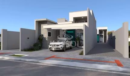 Casa em construção no Periolo 3 quartos churrasqueira garagem