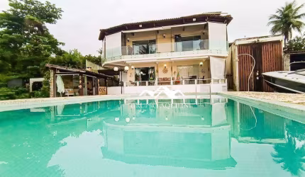 Casa com 5 dormitórios, 386 m² - venda por R$ 5.500.000,00 ou aluguel por R$ 1.400,00/dia - Gambôa Do Belém (Cunhambebe) - Angra dos Reis/RJ