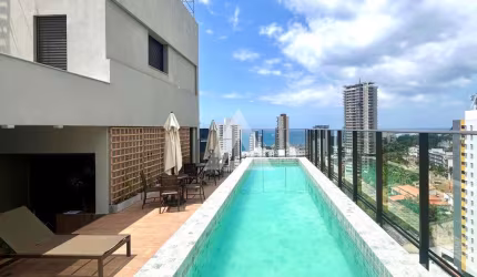 Apartamento com 1 quarto, 27,00 m² para alugar por R$ 3.150,00 - Barra, Salvador/BA