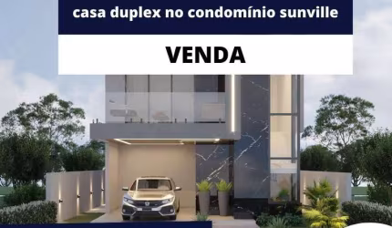 Casa duplex no condomínio sunville