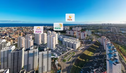 apartamento com 2 dormitórios a venda em Piatã Lazer completo em construção