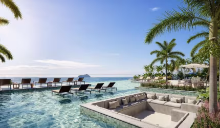 Piscina Borda Infinita de frente para o mar- Itacolomi/ Balneário Piçarras