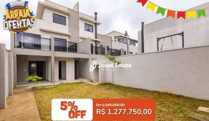 Sobrado com 4 dormitórios à venda, 227 m² por R$ 1.277.750,00 - Jardim das Américas - Curitiba/PR
