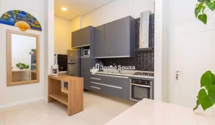 Apartamento Garden com PÉ DIREITO DUPLO DE 6m, 85 m² privativos, 1 suíte, à venda por R$ 589.000 - Vista Alegre - Curitiba/PR
