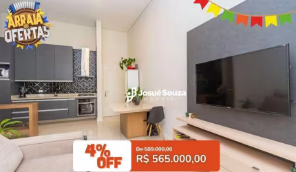 Apartamento Garden com 1 dormitório à venda, 85 m² por R$ 565.000,00 - Vista Alegre - Curitiba/PR