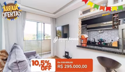 Apartamento com 2 dormitórios à venda, 65 m² por R$ 295.000,00 - Uberaba - Curitiba/PR