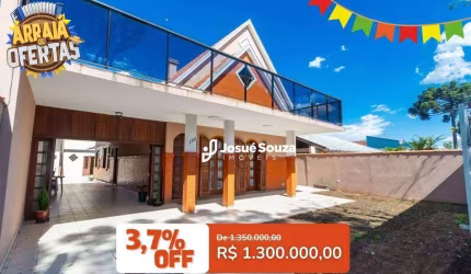 Casa com 4 dormitórios à venda, 350 m² por R$ 1.300.000,00 - São Braz - Curitiba/PR