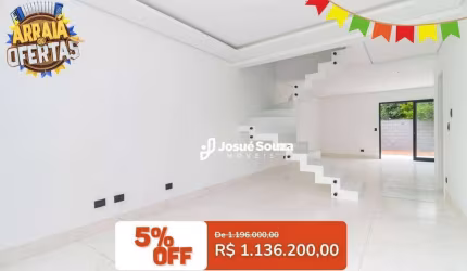 Sobrado com 3 dormitórios à venda, 172 m² por R$ 1.136.200,00 - Jardim das Américas - Curitiba/PR