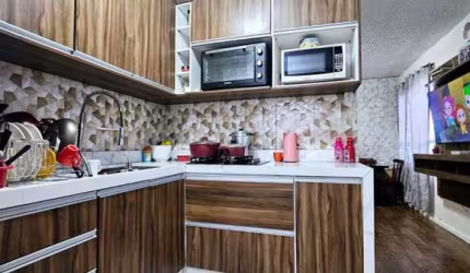 Apartamento para Venda em Mogi das Cruzes, Porteira Preta, 2 dormitórios, 1 banheiro, 1 vaga