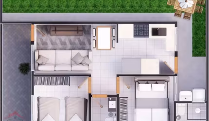 Casa para Venda em Mogi das Cruzes, Vila São Paulo, 2 dormitórios, 1 suíte, 2 banheiros, 1 vaga
