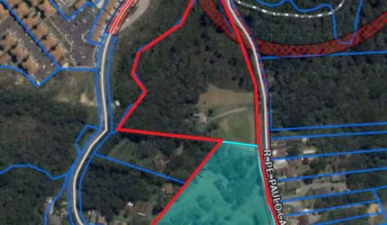 Terreno de 41.325,85 m² na Santa Cândida, próximo ao Colégio Estadual Cívico-Militar Getúlio Vargas