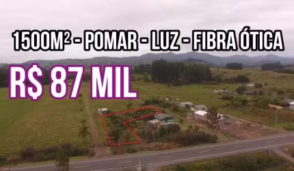 [86405] TERRENO RURAL PLANO PARA CONSTRUÇÃO EM SANTO ANTÔNIO DA PATRULHA