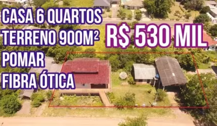 113697 - CASA GRANDE EM SANTO ANTÔNIO DA PATRULHA 218M², TERRENO 900M², POMAR, FIBRA ÓTICA
