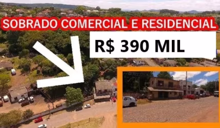 [86843] SOBRADO RESIDENCIAL E COMERCIAL NO CENTRO DE SANTO ANTÔNIO DA PATRULHA