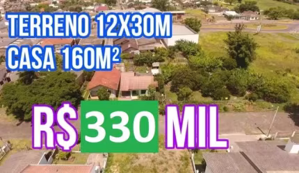 CASA NO CENTRO DE SANTO ANTÔNIO DA PATRULHA, TERRENO 12X30M, CASA 160M² , FIBRA ÓTICA